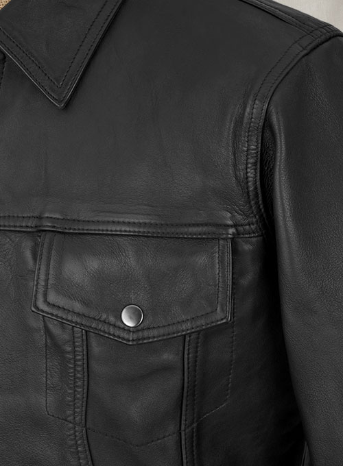 (image for) Leather Trucker Jacket