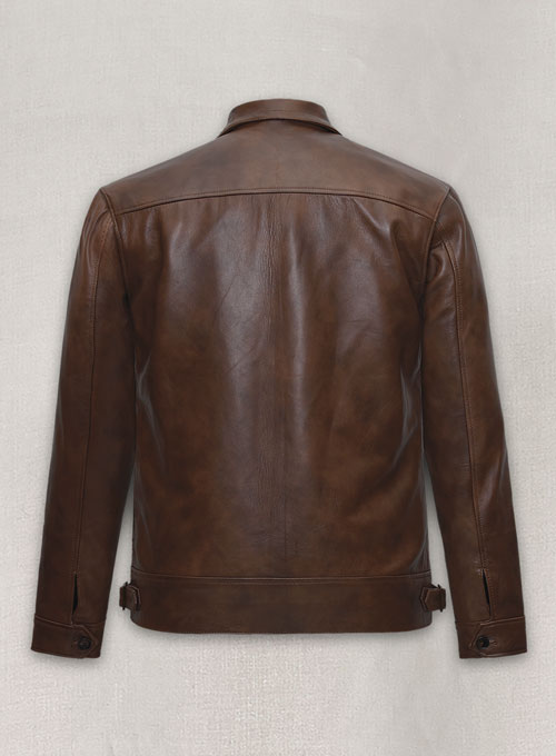 (image for) Leonardo DiCaprio The Aviator Leather Jacket