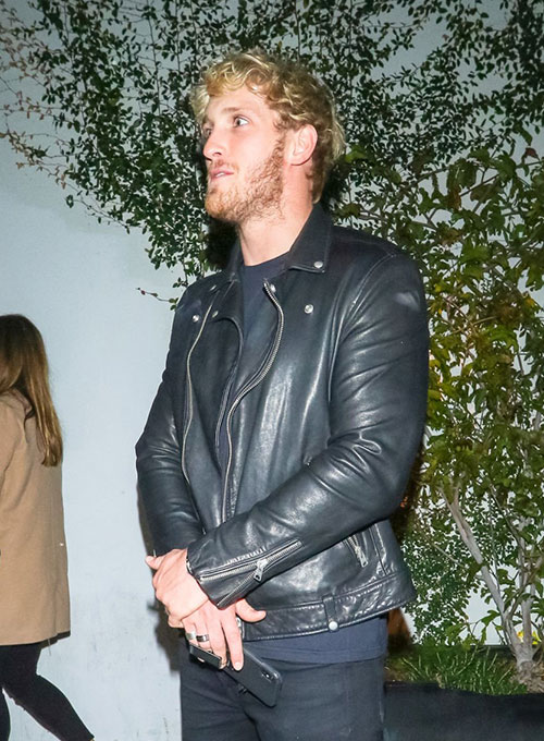 (image for) Logan Paul Leather Jacket