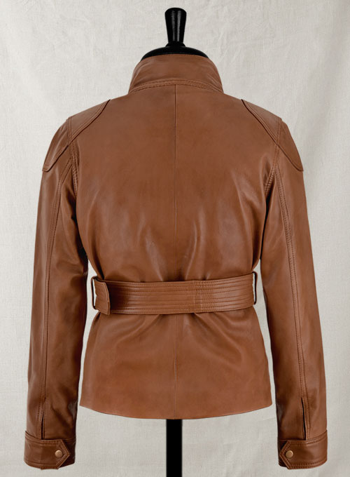 (image for) Log Cabin Brown Wax Leather Jacket #286