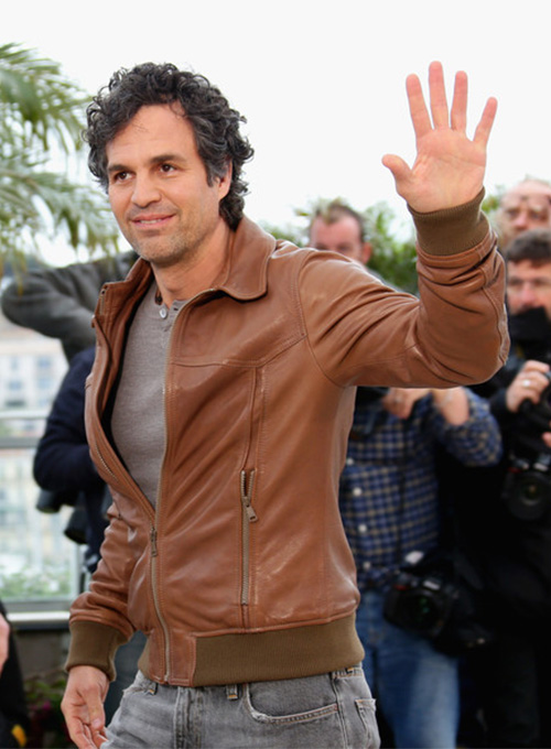 (image for) Mark Ruffalo Leather Jacket