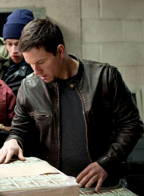 (image for) Mark Wahlberg Contraband Leather Jacket