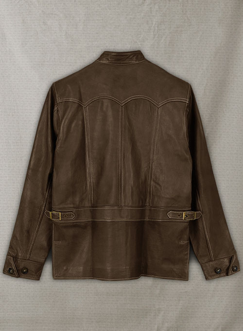 (image for) Soft Scottish Brown Washed&Wax Martin Lawrence Leather Jacket #2