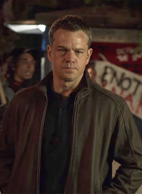 (image for) Matt Damon Jason Bourne Leather Jacket