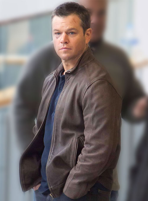 (image for) Matt Damon Jason Bourne Leather Jacket