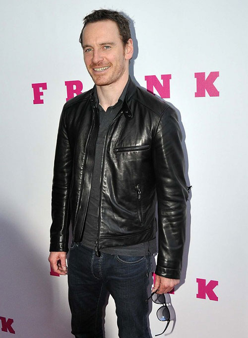 (image for) Michael Fassbender Leather Jacket