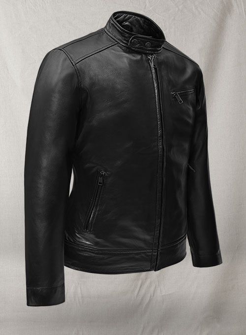 (image for) Michael Fassbender Leather Jacket