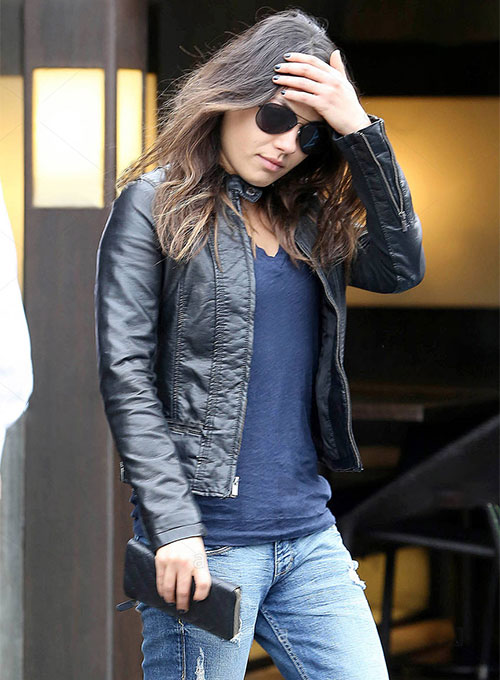 (image for) Mila Kunis Leather Jacket