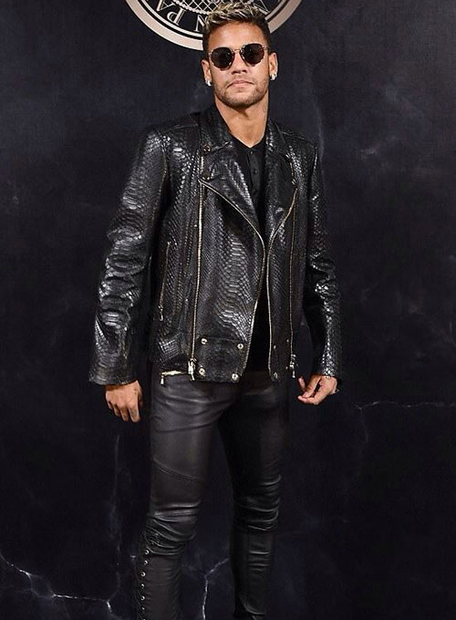  Neymar  Leather Jacket  LeatherCult com Leather Jeans 