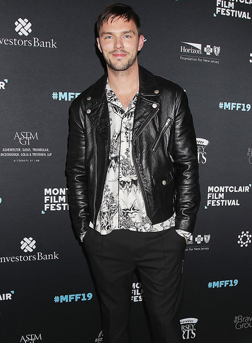 (image for) Nicholas Hoult Leather Jacket #1