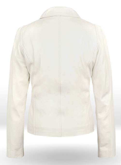 (image for) Off White Leather Jacket # 215 - Click Image to Close