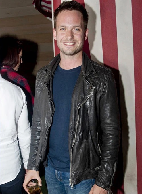 (image for) Patrick J Adams Leather Jacket