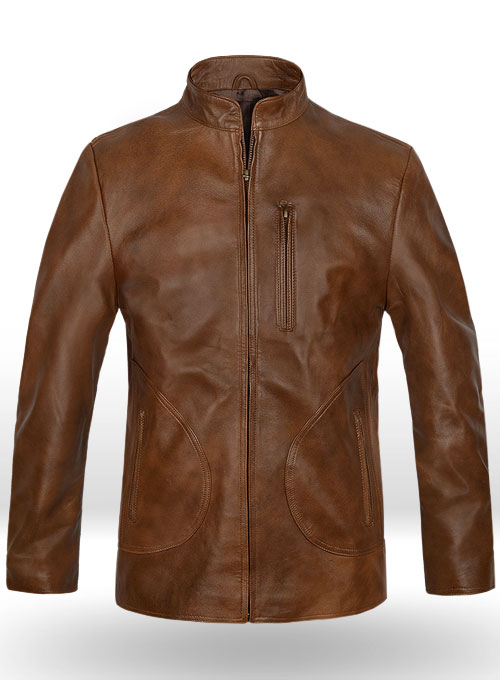 (image for) Spanish Brown Rampage Dwayne Johnson Leather Jacket