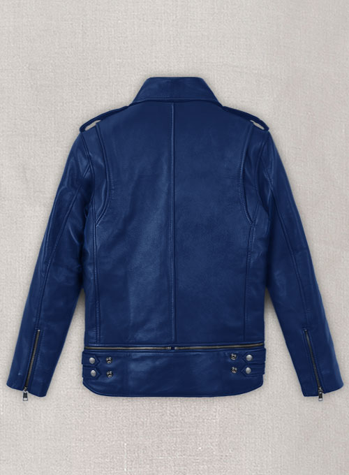 (image for) Rich Blue Trooper Biker Jacket