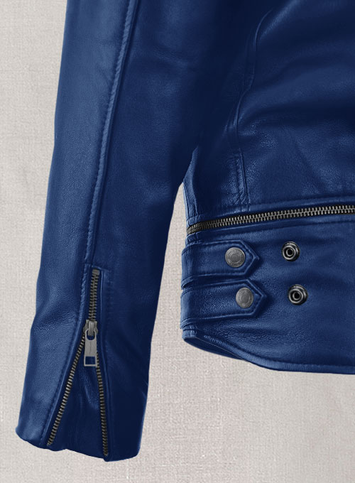 (image for) Rich Blue Trooper Biker Jacket