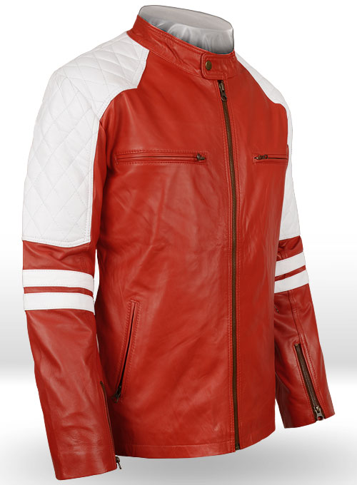 (image for) Ricky Stripe Leather Jacket