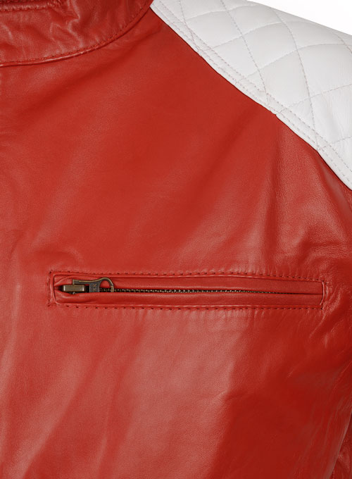 (image for) Ricky Stripe Leather Jacket