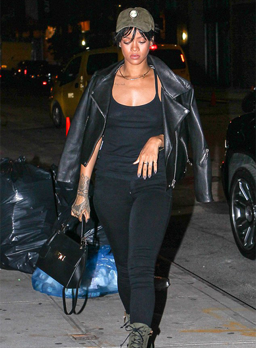 (image for) Rihanna Leather Jacket #2