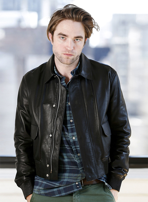 (image for) Robert Pattinson Leather Jacket #1