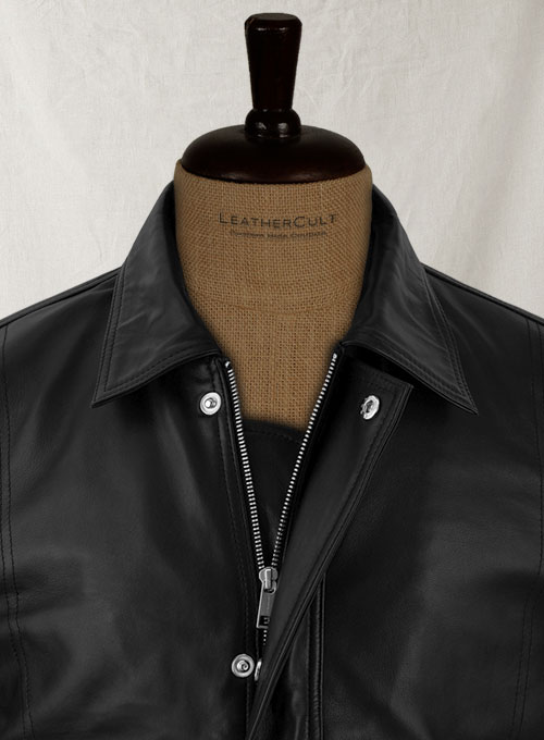 (image for) Robert Pattinson Leather Jacket #1