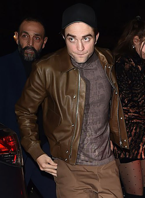 (image for) Robert Pattinson Leather Jacket #3