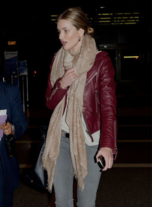 (image for) Rosie Huntington Leather Jacket