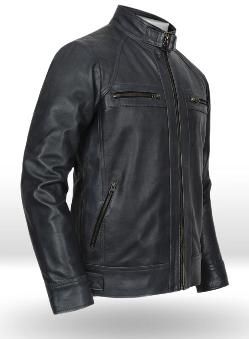 (image for) Rover Blue Leather Jacket # 653