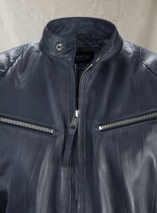 (image for) Rover Blue Leather Jacket #907