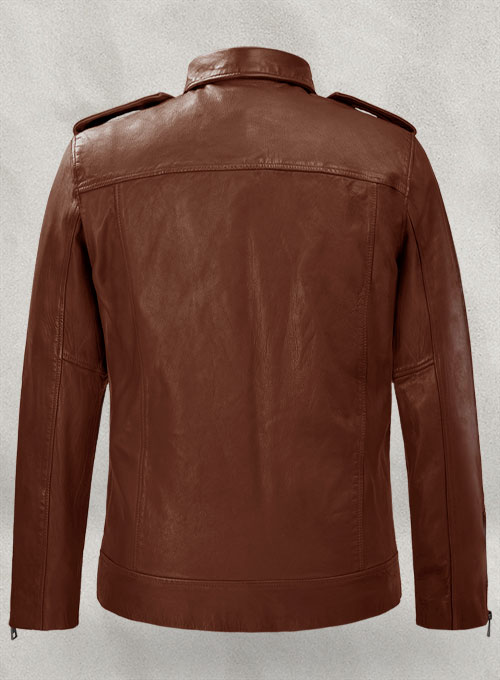 (image for) Rutland Tan Riding Leather Jacket