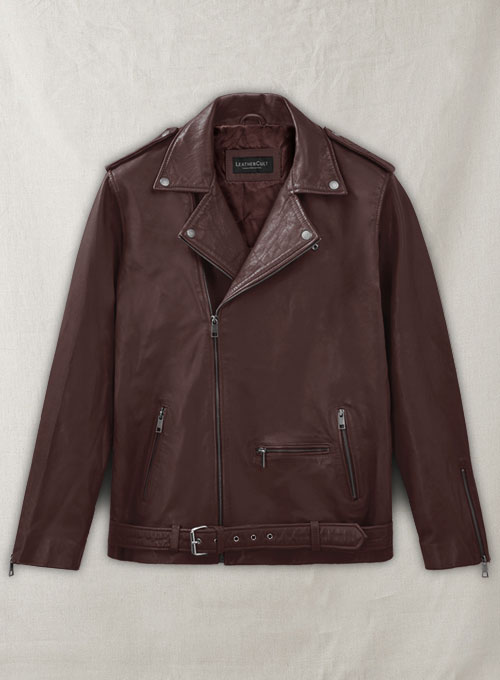 (image for) Rutland Burgundy Riding Leather Jacket