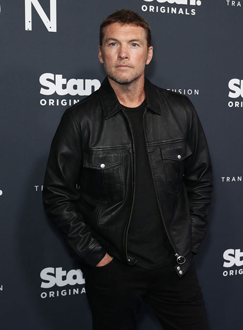 (image for) Sam Worthington Leather Jacket # 2