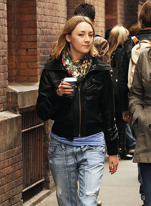 (image for) Saoirse Ronan Leather Jacket