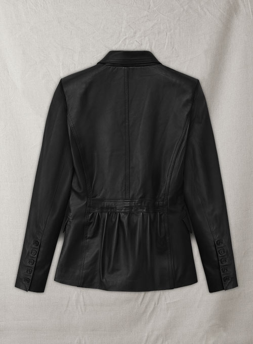 (image for) Scarlett Johansson The Winter Soldier Leather Blazer