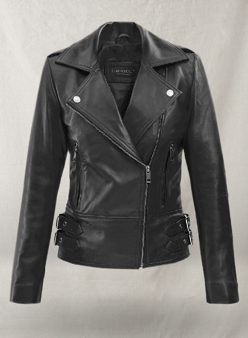 (image for) Scarlett Johansson Black Widow Leather Jacket