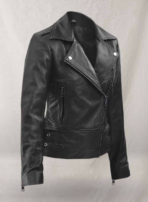 (image for) Scarlett Johansson Black Widow Leather Jacket