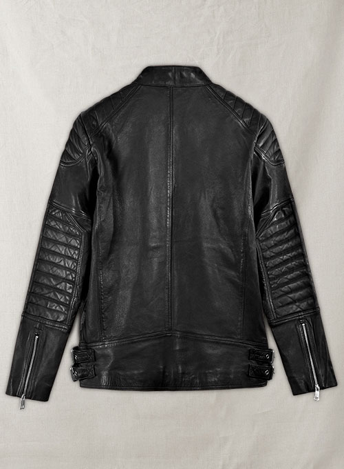 (image for) Shotgun Black Moto Leather Jacket