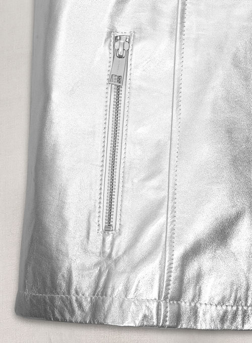 (image for) Silver Leather Jacket #109 - Click Image to Close