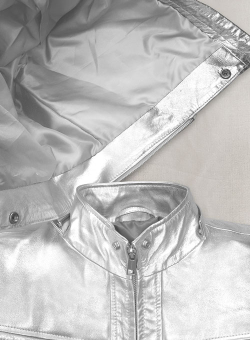 (image for) Silver Leather Jacket #109