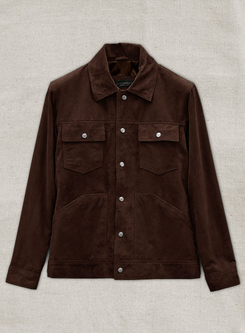 (image for) Brown Frodo Suede Leather Jacket