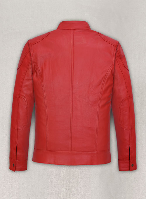 (image for) Soft Tango Red Washed & Wax The Expendables Lee Christmas Leather Jacket