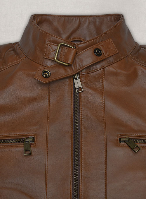 (image for) Spanish Brown Andrew Tate Leather Jacket