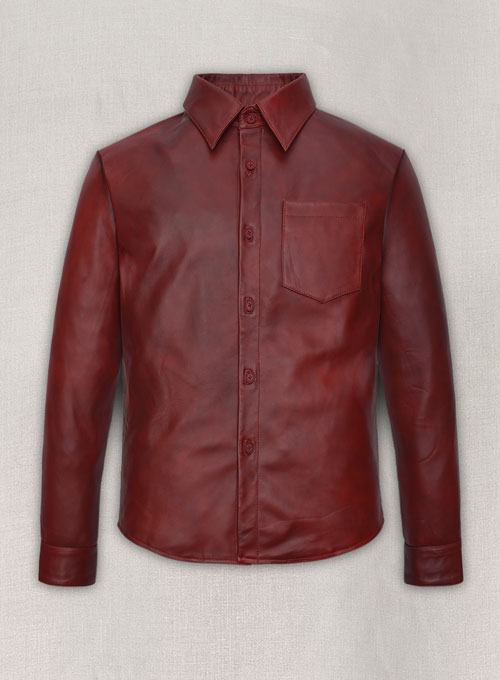 (image for) Spanish Red Classic Leather Shirt