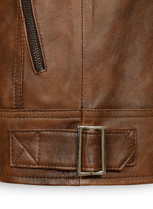 (image for) Spanish Brown Leather Jacket # 653