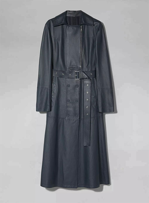 (image for) Thora Leather Long Coat