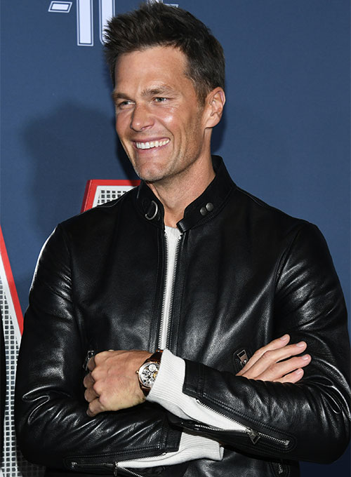 (image for) Tom Brady Leather Jacket - Click Image to Close