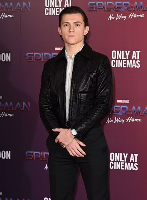 (image for) Tom Holland Leather Jacket #2