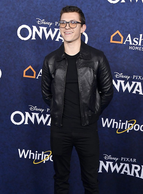 (image for) Tom Holland Leather Jacket #1