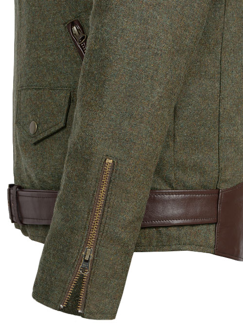 (image for) Tweed Leather Combo Jacket # 666