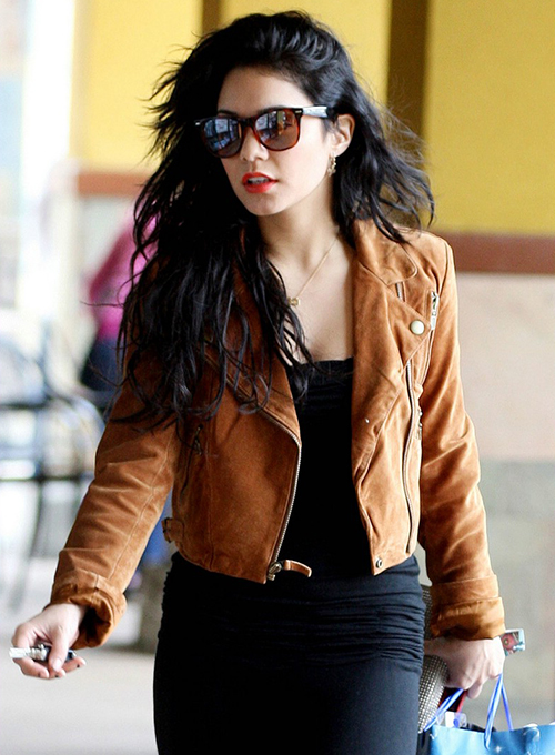 (image for) Vanessa Hudgens Leather Jacket #3