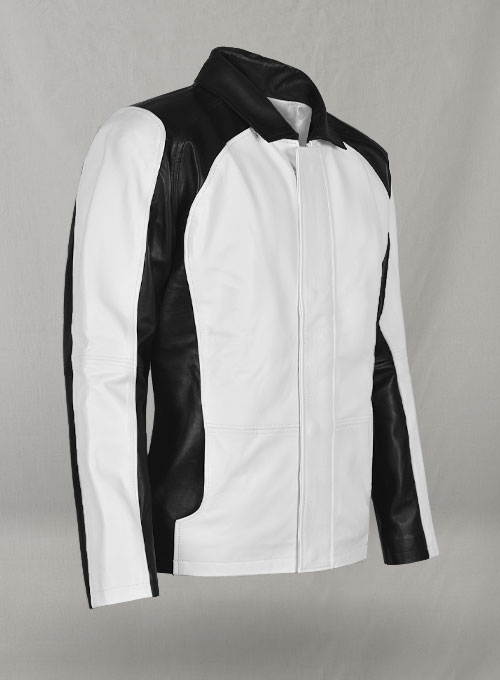 (image for) White inFamous Cole MacGrath Leather Jacket